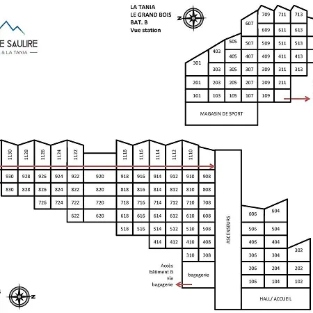 La Tania : 2 Pieces Cabine, 6 Pers, Balcon, Tv, Non-fumeur - Fr-1-182a-35 Apartment *